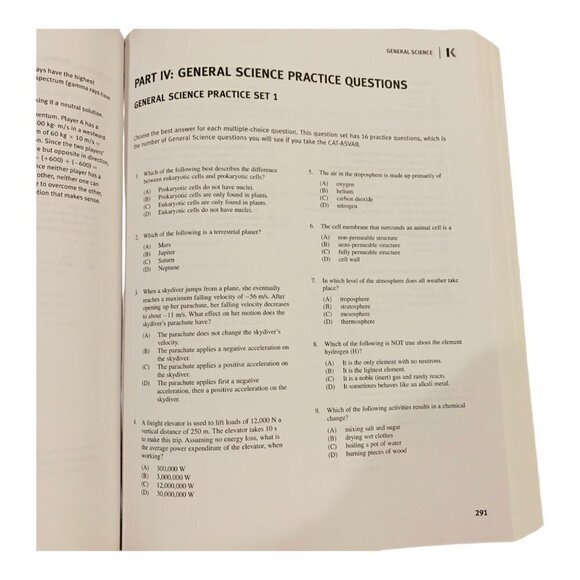 ASVAB Prep 2020-2021 4 Practice Tests  Proven Strategies  Online Resources 44 - Picture 6 of 11